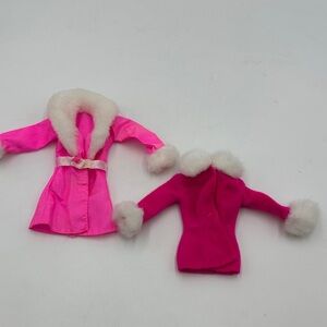 Vintage Barbie Pink Winter Coats